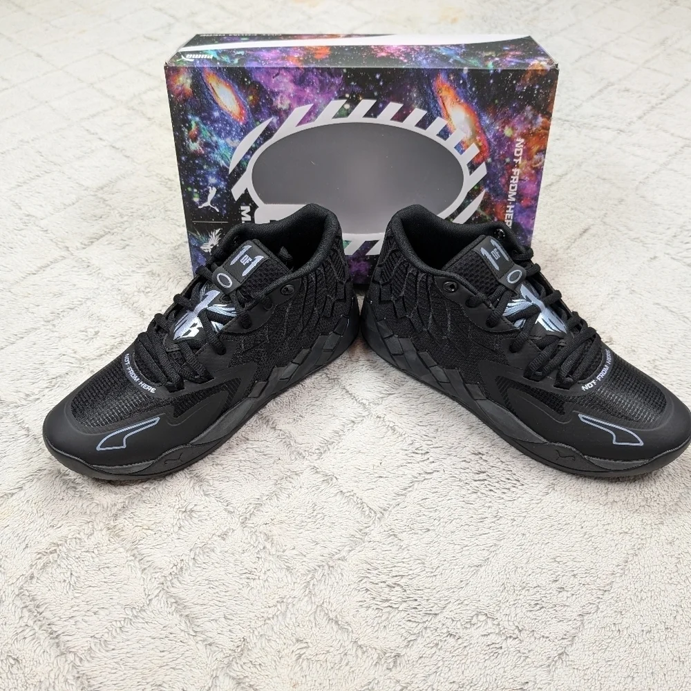 Puma LaMelo Ball MB.01 Iridescent Dreams Black Shoes Mens Size 11.5 376678-02